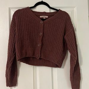 Thicker cropped sweater